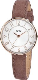 Zegarek Opex Zegarek damski Opex X3996LA1 brązowy