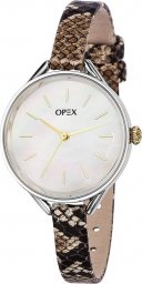 Zegarek Opex Zegarek damski Opex X4051LA3 brązowy