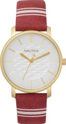 Zegarek Nautica Zegarek damski Nautica NAPCGS003 czerwony