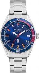 Zegarek Nautica Zegarek męski Nautica NAPFWS004 srebrny