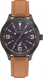 Zegarek Nautica Zegarek męski Nautica NAPPLS017 brązowy