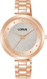 Zegarek Lorus Zegarek damski Lorus RG262WX9 CYRKONIE różowe złoto