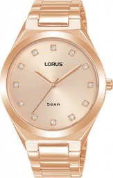 Zegarek Lorus Zegarek damski Lorus RG208WX9 CYRKONIE różowe złoto