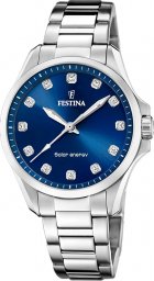 Zegarek Festina Zegarek damski Festina F20654-4 CYRKONIE srebrny