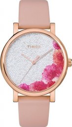 Zegarek Timex Zegarek damski Timex TW2U18500 różowy