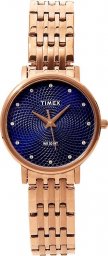 Zegarek Timex Zegarek damski Timex TW2T38600 CYRKONIE różowe złoto