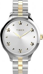 Zegarek Timex Zegarek damski Timex TW2V23500 srebrny