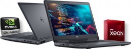 Laptop Dell PRECISION 7520 XEON 64GB 500NVMe NVIDIA FHD