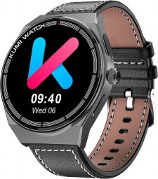 Smartwatch Kumi GT5 Max Czarno-brązowy  (KU-GT5M/GY)