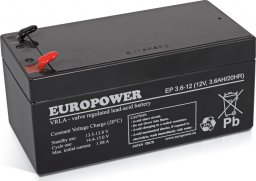  Europower Akumulator 12V 3.6Ah AGM Europower EP3.6-12