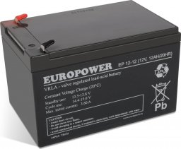 Europower Akumulator 12V 12Ah AGM Europower EP12-12