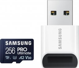 Karta Samsung Pro Ultimate MicroSDXC 256 GB Class 10 UHS-I/U3 A2 V30 (MB-MY256SB/WW)