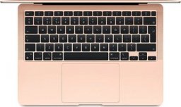 Laptop Apple Apple MacBook Air Gold, 13.3 ", IPS, 2560 x 1600, Apple M1, 8 GB, SSD 256 GB, Apple M1 7-core GPU, Without ODD, macOS, 802.11ax,