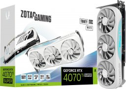 Karta graficzna Zotac Gaming GeForce RTX 4070 Ti SUPER Trinity OC White 16GB GDDR6X (ZT-D40730Q-10P)