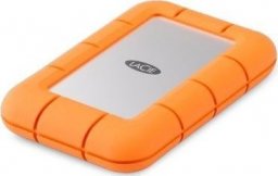 Dysk zewnętrzny SSD LaCie Rugged Mini 500GB Srebrno-pomarańczowy (STMF500400)