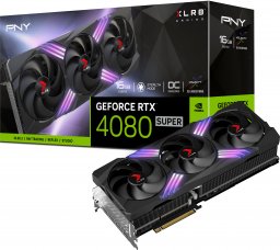 Karta graficzna PNY GeForce RTX 4080 SUPER XLR8 Gaming Verto Epic-X RGB OC 16GB GDDR6X (VCG4080S16TFXXPB1-O)