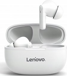 Słuchawki Lenovo SŁUCHAWKI BEZPRZEWODOWE DOKANAŁOWE LENOVO HT05 białe