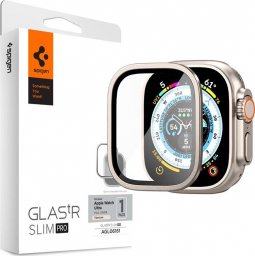  Spigen Glass tR Slim Pro 1 Pack, titanium - Apple Watch Ultra 2/Ultra 49mm
