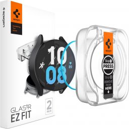  Spigen Glass tR EZ Fit 2 Pack - Samsung Galaxy Watch6 40mm