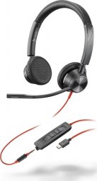 Słuchawki Poly Słuchawki Blackwire 3325 ST MS Cert. USB-C 3.5mm plug USB-C/A 8X222AA