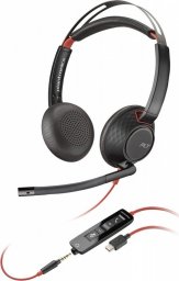Słuchawki Poly Słuchawki Blackwire 5220 ST USB-C 3.5mm Plug USB-C/A Adapter 8X231AA