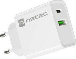 Ładowarka Natec Ribera 1x USB-A 1x USB-C 3 A (NUC-2061)