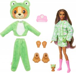 Lalka Barbie Mattel Cutie Reveal Piesek-Żaba Seria Kostiumy Zwierzaczki HRK24