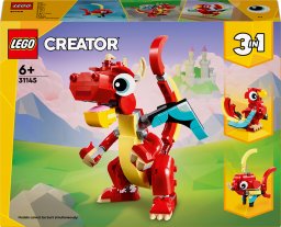  LEGO Creator Czerwony smok 3w1 (31145)