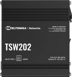 Switch Teltonika Przełšcznik zarzšdzalny przemysłowy TSW202 2xSFP 8xPoE+ L2/L3
