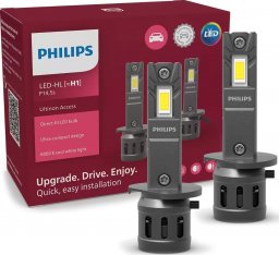  Philips PHILIPS ŻARÓWKI LED H1 ULTINON ACCESS 6000K KOMPAKTOWE ŁATWY MONTAŻ 2SZT