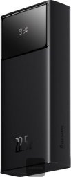 Powerbank Baseus Baseus Star-Lord Digital Display Fast Charge Power Bank 20000mAh 22.5W Black（With Simple Series Charging Cable USB to Type-C 3A 0.3m Black）Overseas Edition