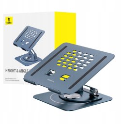 Baseus Baseus UltraStable Pro Series Rotatable and Foldable Laptop Stand Space Grey