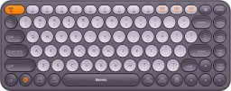 Klawiatura Baseus Baseus K01A Wireless Tri-Mode Keyboard Frosted Gray
