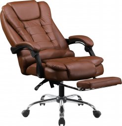 Krzesło biurowe ASL SL-11 Brązowe