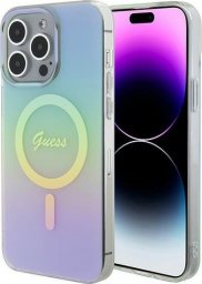  Guess Guess GUHMP15XHITSQ iPhone 15 Pro Max turkusowy/turquoise hardcase IML Iridescent MagSafe