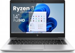 Laptop HP Elitebook MT45 Ryzen 3 PRO 3300U 8GB 256GB SSD NVMe 14" FHD IPS W11 Pro Biznesowy Ultrabook