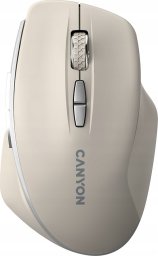 Mysz Canyon CANYON MW-21, 2.4 GHz Wireless mouse ,with 7 buttons, DPI 800/1200/1600, Battery: AAA*2pcs,Cosmic Latte,72*117*41mm, 0.075kg