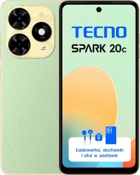 Smartfon Tecno Spark 20C 4/128GB Zielony  (BG7n_128+4_MSG)
