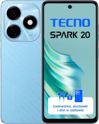 Smartfon Tecno  Spark 20 8/256GB Niebieski  (KJ5n_256+8_MSB)