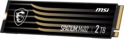Dysk SSD MSI Spatium M482 2TB M.2 2280 PCI-E x4 Gen4 NVMe (S78-440Q730-P83)
