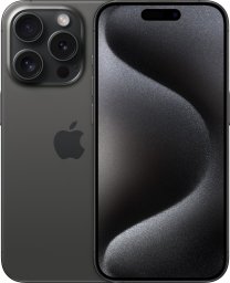 Smartfon Apple iPhone 15 Pro 256GB Black Titanium (MTV13) + adapter