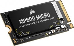 Dysk SSD Corsair MP600 Micro 1TB M.2 2242 PCI-E x4 Gen4 NVMe (CSSD-F1000GBMP600MCR)