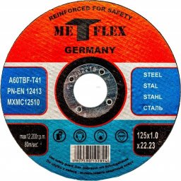  TARCZA DO CIĘCIA METALU TARCZE 125x1,0 MET-FLEX