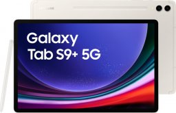 Tablet Samsung Galaxy Tab S9+ 12.4" 512 GB 5G Beżowe (SM-X816BZEEEUB)