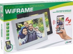 Ramka cyfrowa InLine INLINE digitaler WIFI Bilderrahmen WiFRAME 25,65cm 10,1Zoll 1280x800 16:9 LCD IPS Touchscreen schwarz