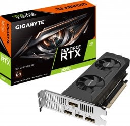 Karta graficzna Gigabyte GeForce RTX 3050 OC Low Profile 6GB GDDR6 (GV-N3050OC-6GL)