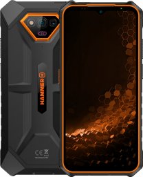 Smartfon myPhone Hammer Iron V 6/64GB Czarno-pomarańczowy  (IRON V Orange)