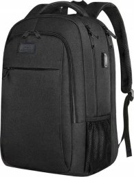 Plecak Matein MATEIN Plecak biznesowy na laptopa 15.6" wielofunkcyjny wygodny USB czarny