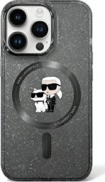  Karl Lagerfeld Karl Lagerfeld KLHMN61HGKCNOK iPhone 11 / Xr 6.1" czarny/black hardcase Karl&Choupette Glitter MagSafe
