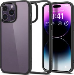 Spigen Crystal Hybrid, matte black - iPhone 14 Pro Max
